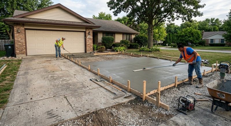Concrete Driveway Installation Service
